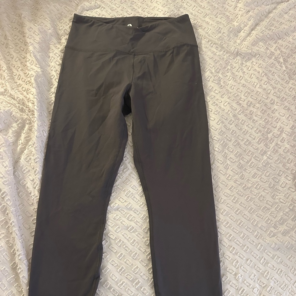Charcoal grey High-Waisted Leggings